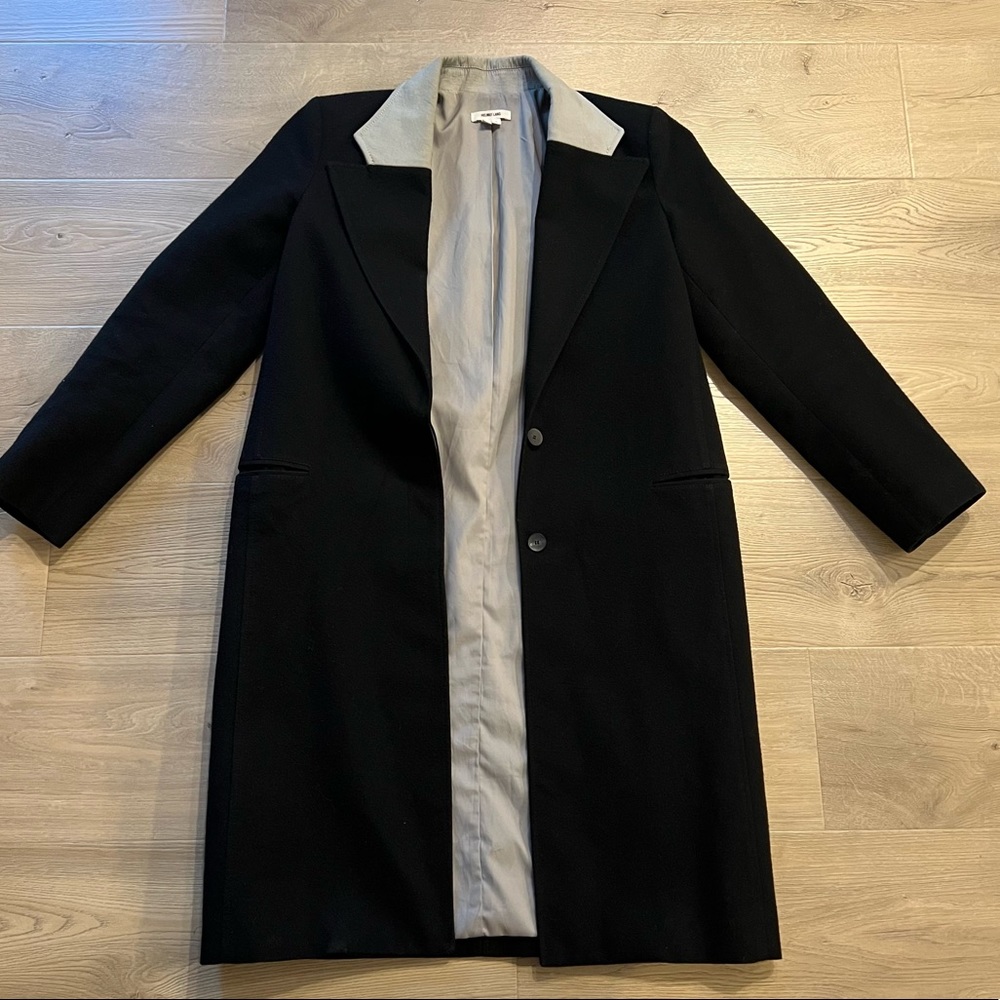 Helmut Lang long wool coat GUC